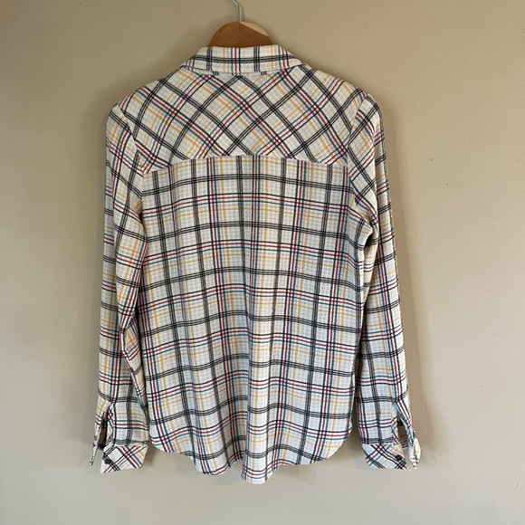 Splendid plaid hi-low top, faux wrap front, size small - Picture 10 of 16